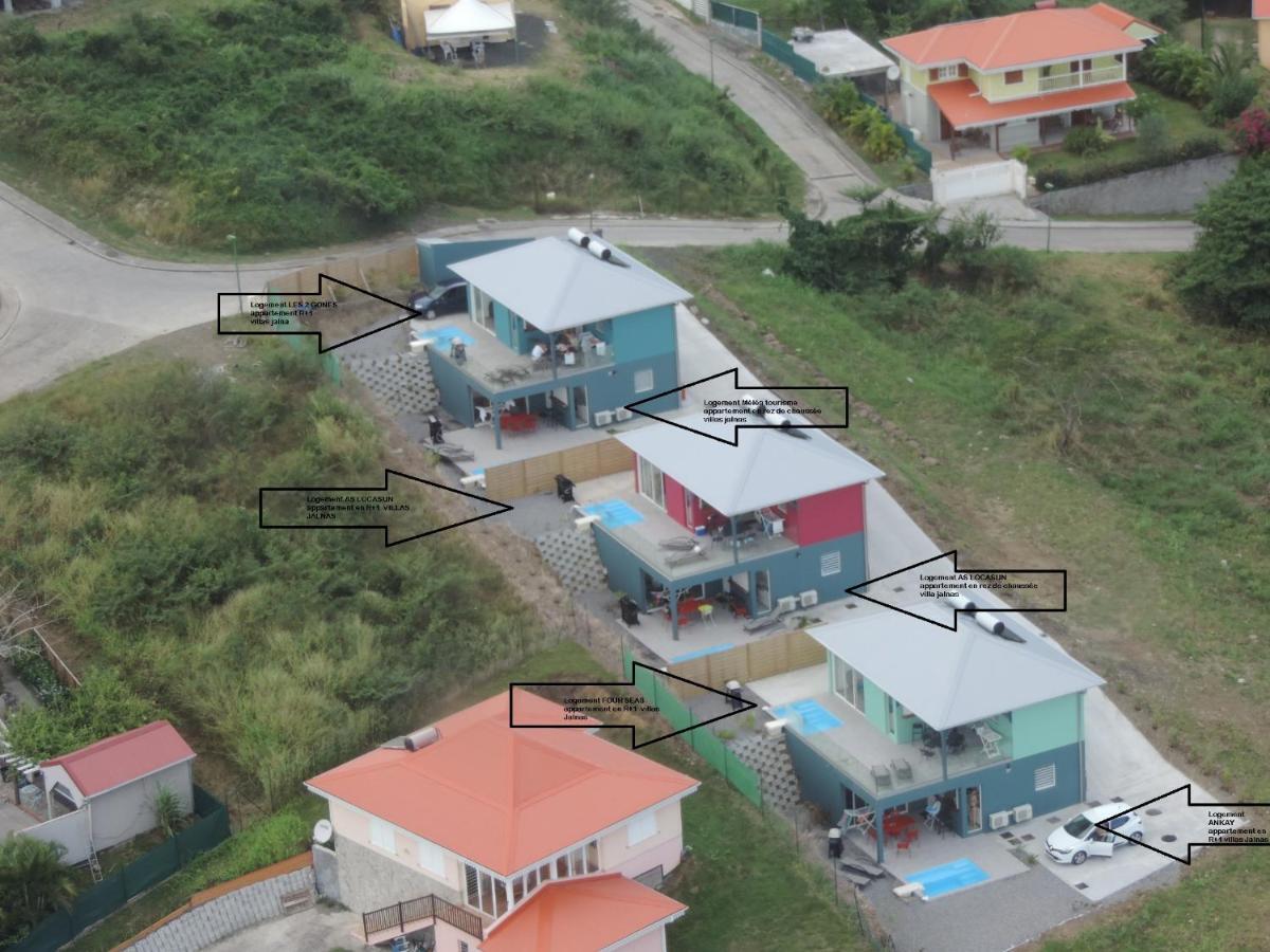 Les Villas Jalnas Logement Hateya Les Trois-Ilets Exteriör bild